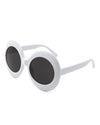 Quest - Oversized Oval Round Women's Fashion Sunglasses