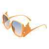 Vortexia - Oversize Irregular Frame Large Fashion Square Sunglasses