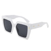 Luma - Chic Flat Top Fashion Women's Square Sunglass