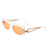Sylphine - Oversize Sporty Square Chunky Shield Sunglasses