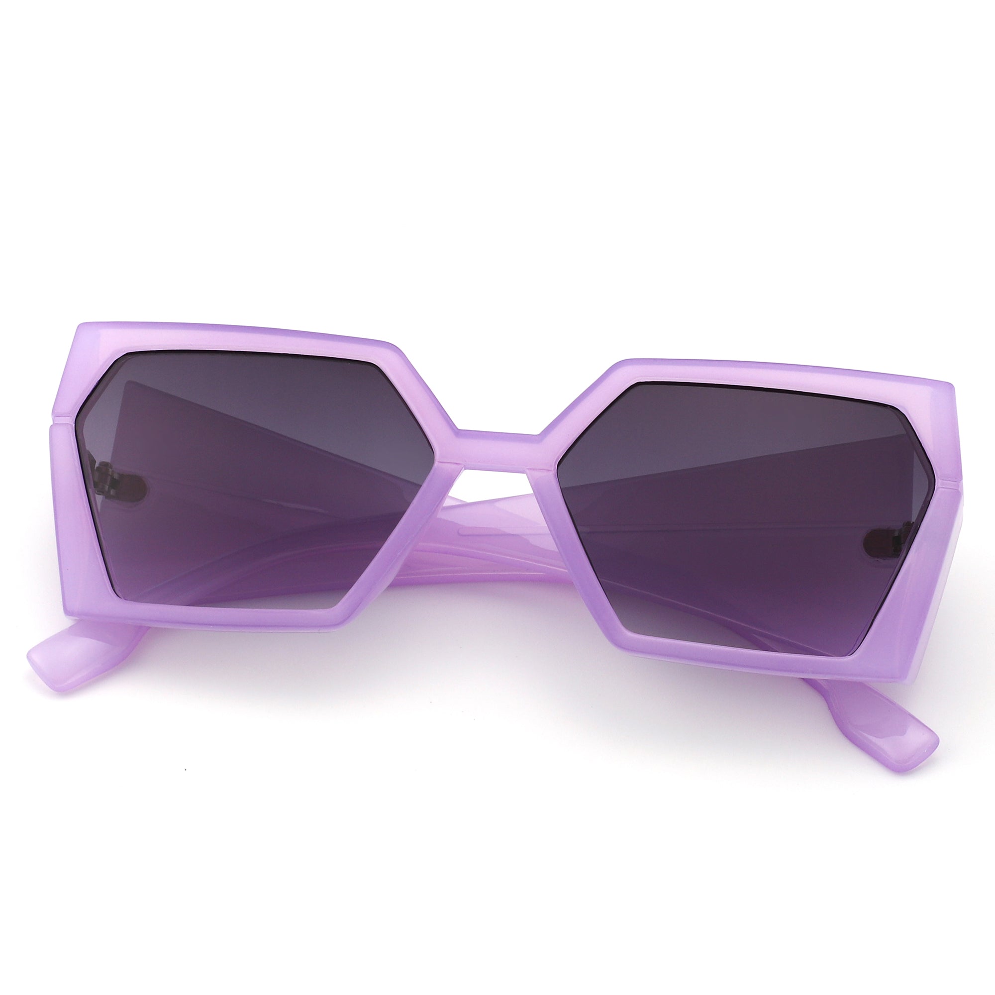 Pulse - Geometric Chunky Fashion Square Sunglass