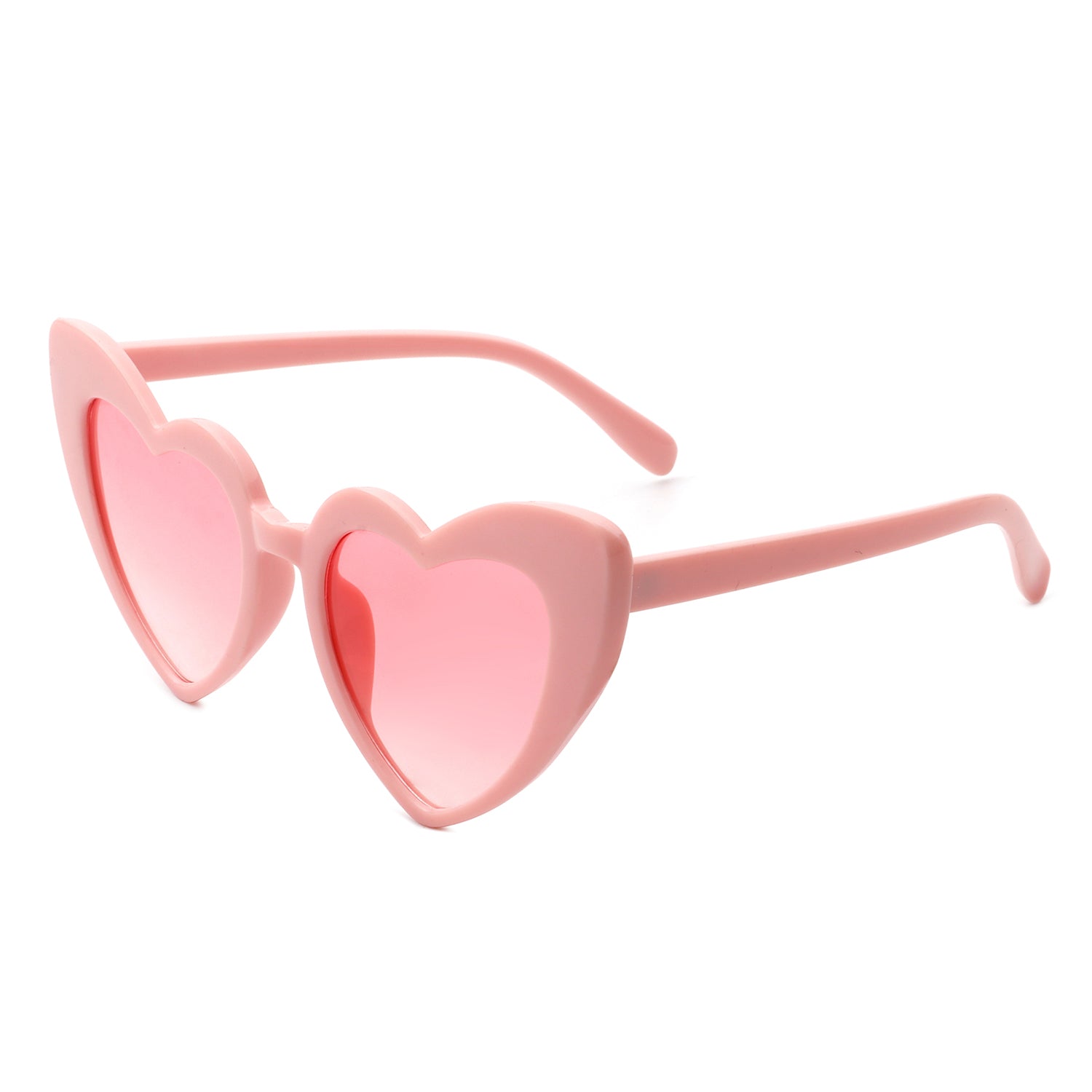 Raelin - Oversize Heart Shape High Pointed Fashion Sunglasses