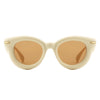 Glide - Round Thick Frame Retro Circle Sunglass