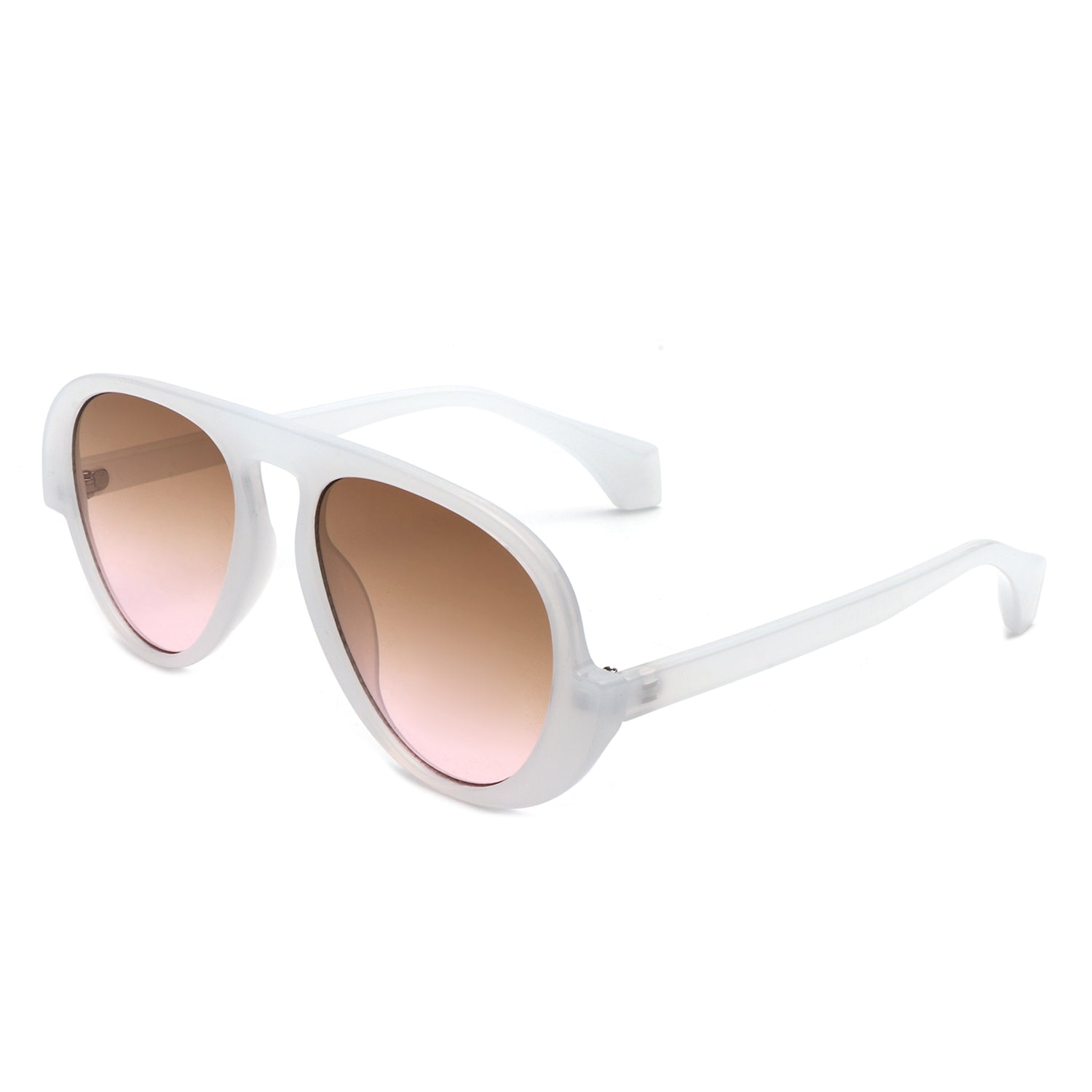 White aviator 2024 sunglasses womens