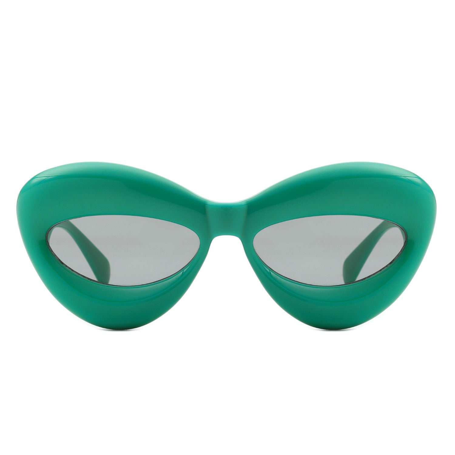 Vexa - Fashion Trendy Cat-eye Thick Frame Lip Sunglasses - Cramilo Eyewear  - Stylish & Trendy Eyewear