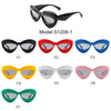 Vexa - Fashion Trendy Cat-eye Thick Frame Lip Sunglasses