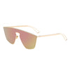 BEVERLY | S2030 - Women Square Futuristic Flat Lens Sunglasses - Cramilo Eyewear - Stylish Trendy Affordable Sunglasses Clear Glasses Eye Wear Fashion