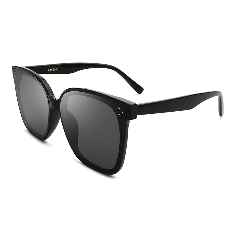 GM2005 - Classic Oversize Square Flat Top Fashion Polarized Sunglasses
