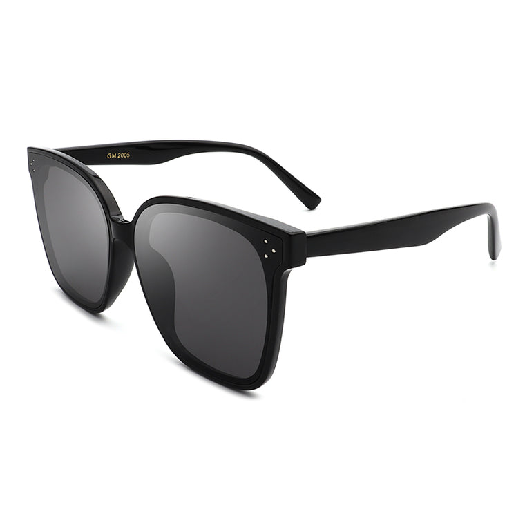 GM2005 - Classic Oversize Square Flat Top Fashion Polarized Sunglasses