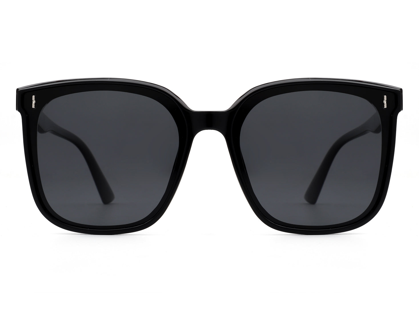 Zona - Square Oversize Retro Flat Top Women Fashion Sunglasses