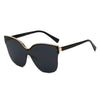 BARCELONA | S3015 - Women Cat Eye Oversize Sunglasses - Cramilo Eyewear - Stylish Trendy Affordable Sunglasses Clear Glasses Eye Wear Fashion