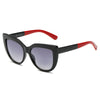 HELSINKI | S1095 - Women Round Cat Eye Oversized Fashion Sunglasses - Cramilo Eyewear - Stylish Trendy Affordable Sunglasses Clear Glasses Eye Wear Fashion