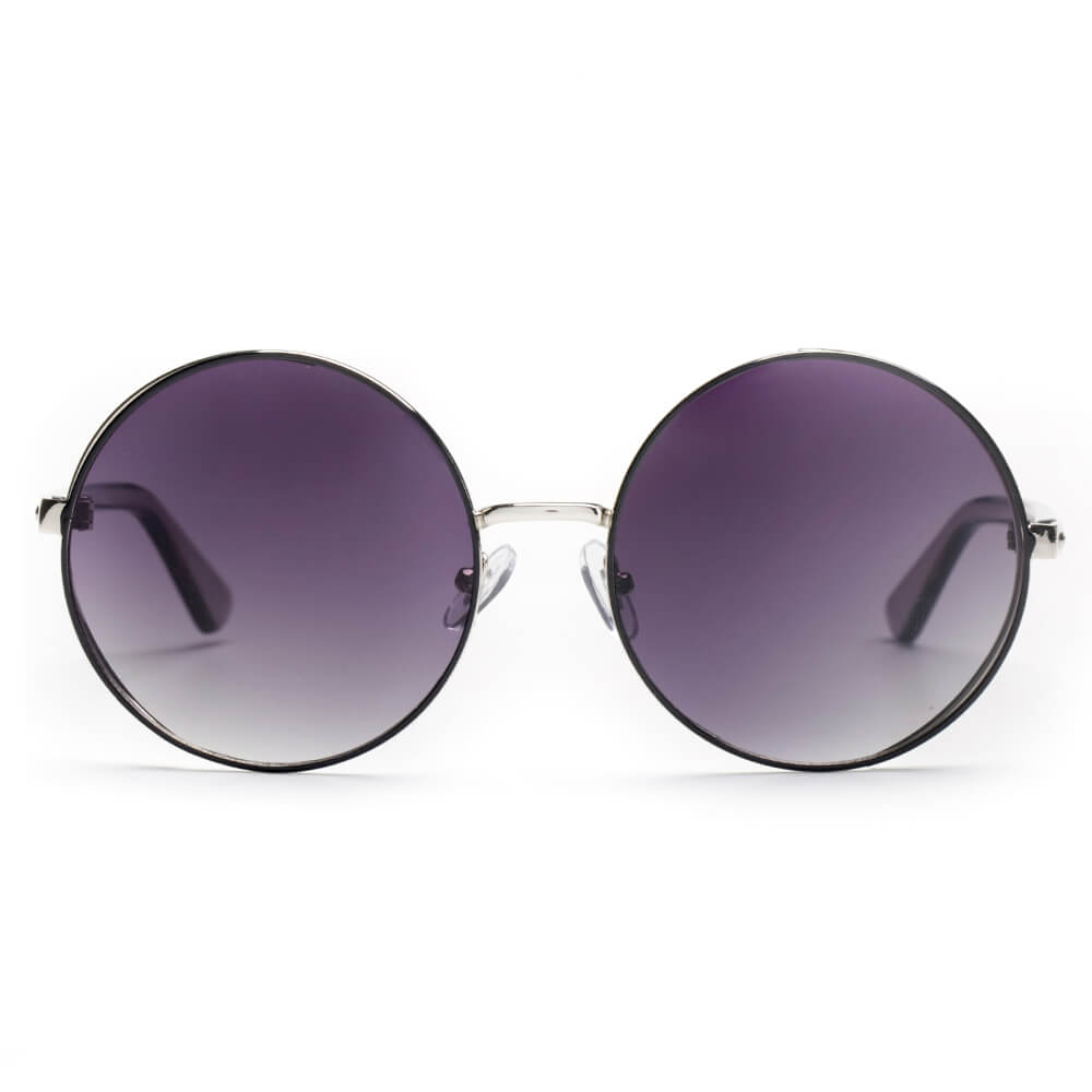 Gwyneth - Oversize Oval Retro Circle Fashion Curved Round Sunglasses -  Cramilo Eyewear - Stylish & Trendy Eyewear