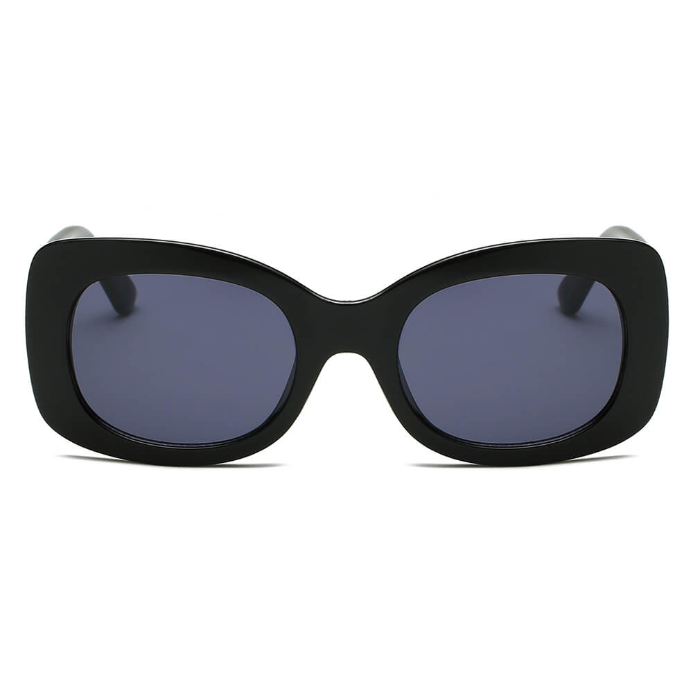 BAKU | Fashion Rectangle Oversize Sunglasses - Eyewear - Stylish & Trendy Eyewear
