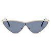 FONTANA | S2067 - Women Metal Cat Eye Sunglasses - Cramilo Eyewear - Stylish Trendy Affordable Sunglasses Clear Glasses Eye Wear Fashion