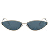 FLINT | S3012 - Small True Retro Vintage Slim Metal Sunglasses - Cramilo Eyewear - Stylish Trendy Affordable Sunglasses Clear Glasses Eye Wear Fashion