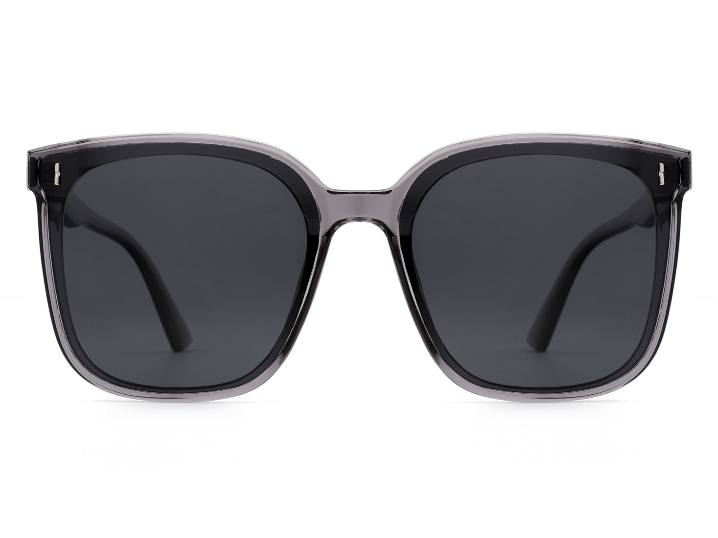 Zona - Square Oversize Retro Flat Top Women Fashion Sunglasses