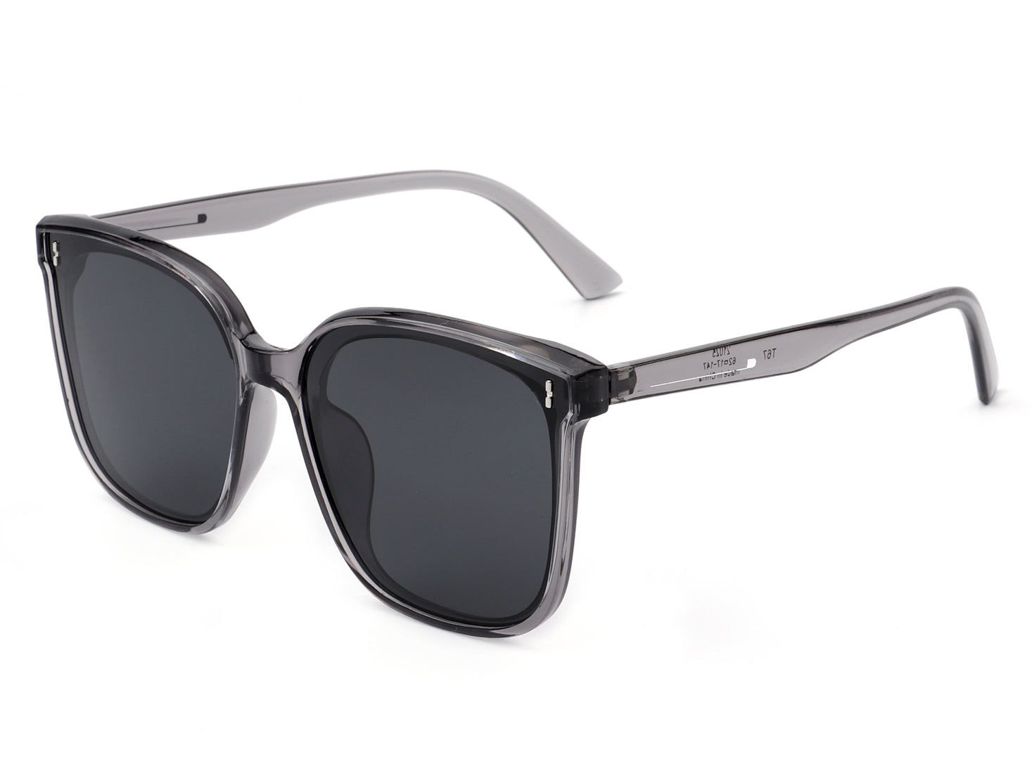 Zona - Square Oversize Retro Flat Top Women Fashion Sunglasses