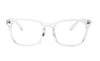Venezia | Classic Rectangle Horn Rimmed Blue Light Blocker Glasses