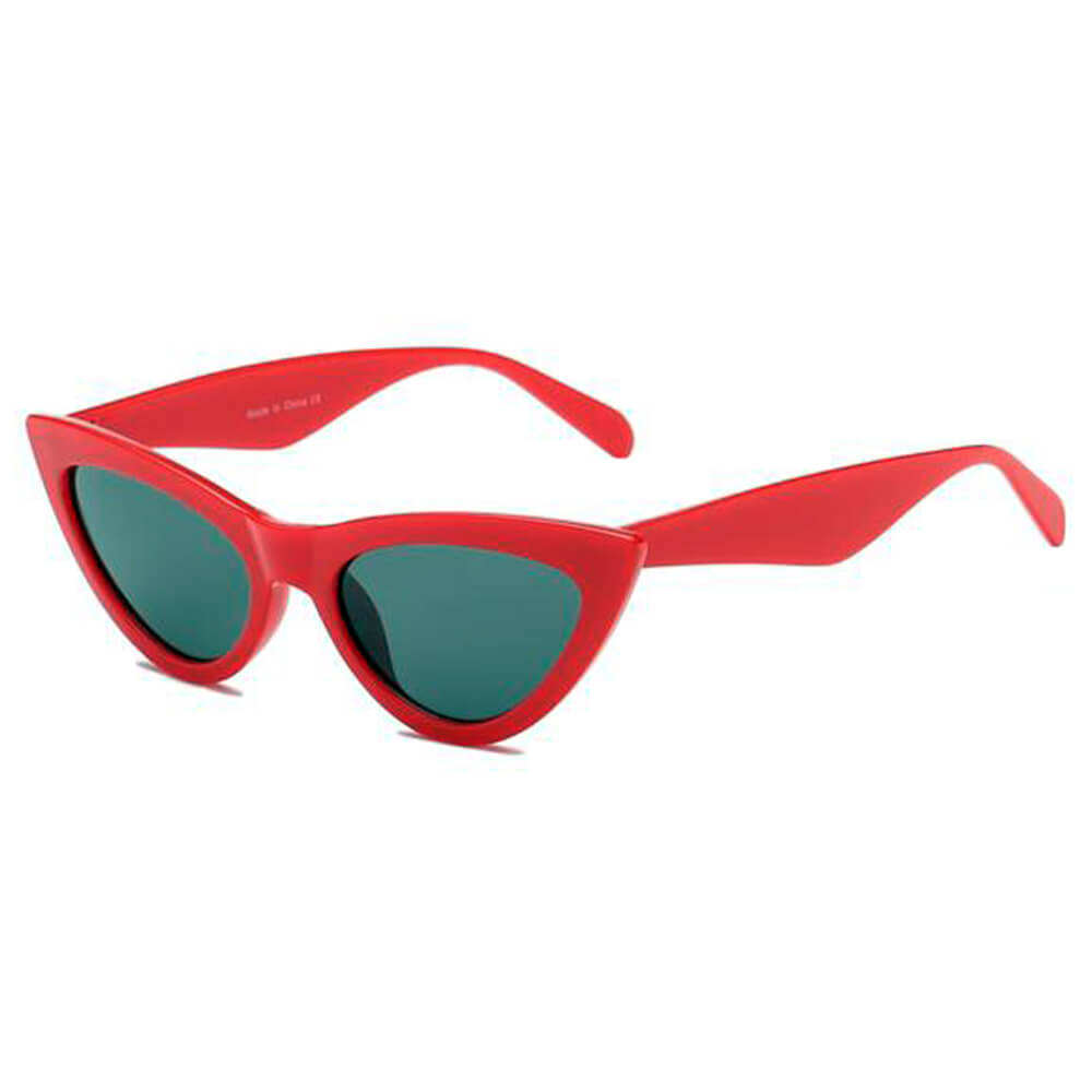 Hudson | Women Retro Vintage Cat Eye Sunglasses Red