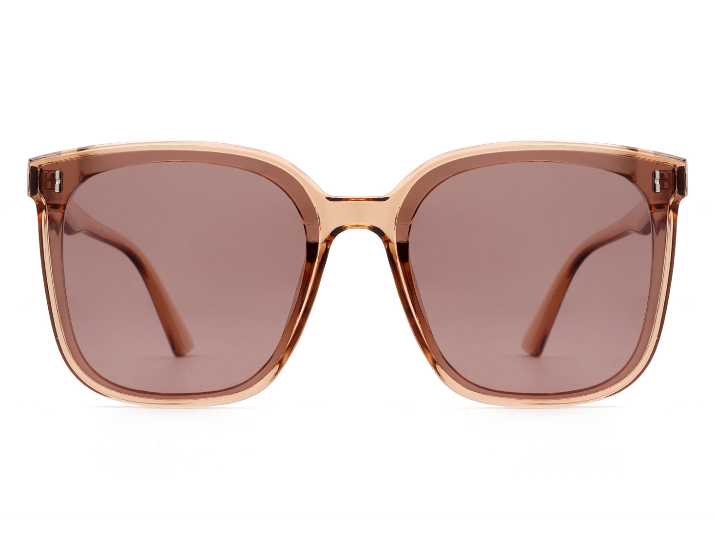 Zona - Square Oversize Retro Flat Top Women Fashion Sunglasses