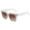 CAMDEN | S1068 - Women Retro Square Oversize Sunglasses - Cramilo Eyewear - Stylish Trendy Affordable Sunglasses Clear Glasses Eye Wear Fashion