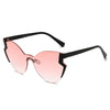DECATUR | S2074 - Women Fashion Oversize Cat Eye Sunglasses - Cramilo Eyewear - Stylish Trendy Affordable Sunglasses Clear Glasses Eye Wear Fashion
