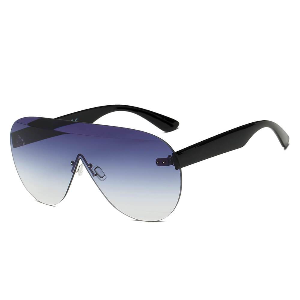 Men's Oversized Aviator Sunglasses with Gradient Lenses - Original Use  Black 1 ct | Shipt