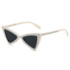 CANBERRA | S1078 - Women Retro Vintage Extreme Cat Eye Sunglasses - Cramilo Eyewear - Stylish Trendy Affordable Sunglasses Clear Glasses Eye Wear Fashion
