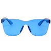 LEMOORE | S2057 - Retro Flat Lens Candy Color Square Rimless Tinted Colorful Lenses Sunglasses - Cramilo Eyewear - Stylish Trendy Affordable Sunglasses Clear Glasses Eye Wear Fashion