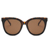 GARLAND | S1075 - Women Round Cat Eye Sunglasses - Cramilo Eyewear - Stylish Trendy Affordable Sunglasses Clear Glasses Eye Wear Fashion