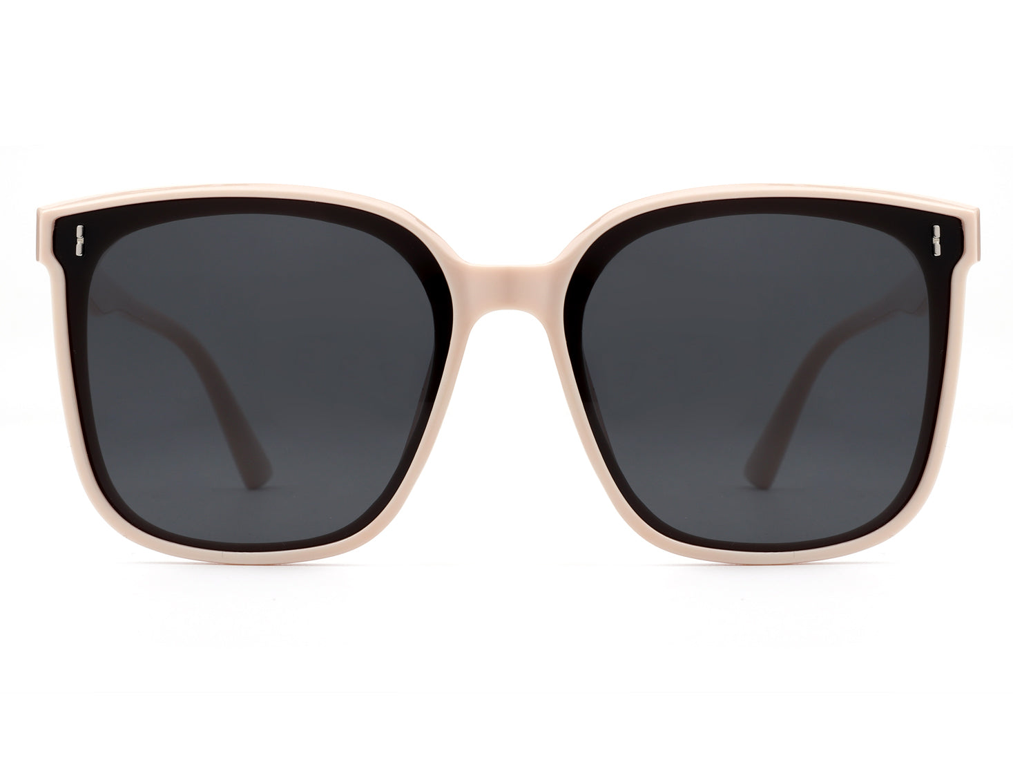 Zona - Square Oversize Retro Flat Top Women Fashion Sunglasses