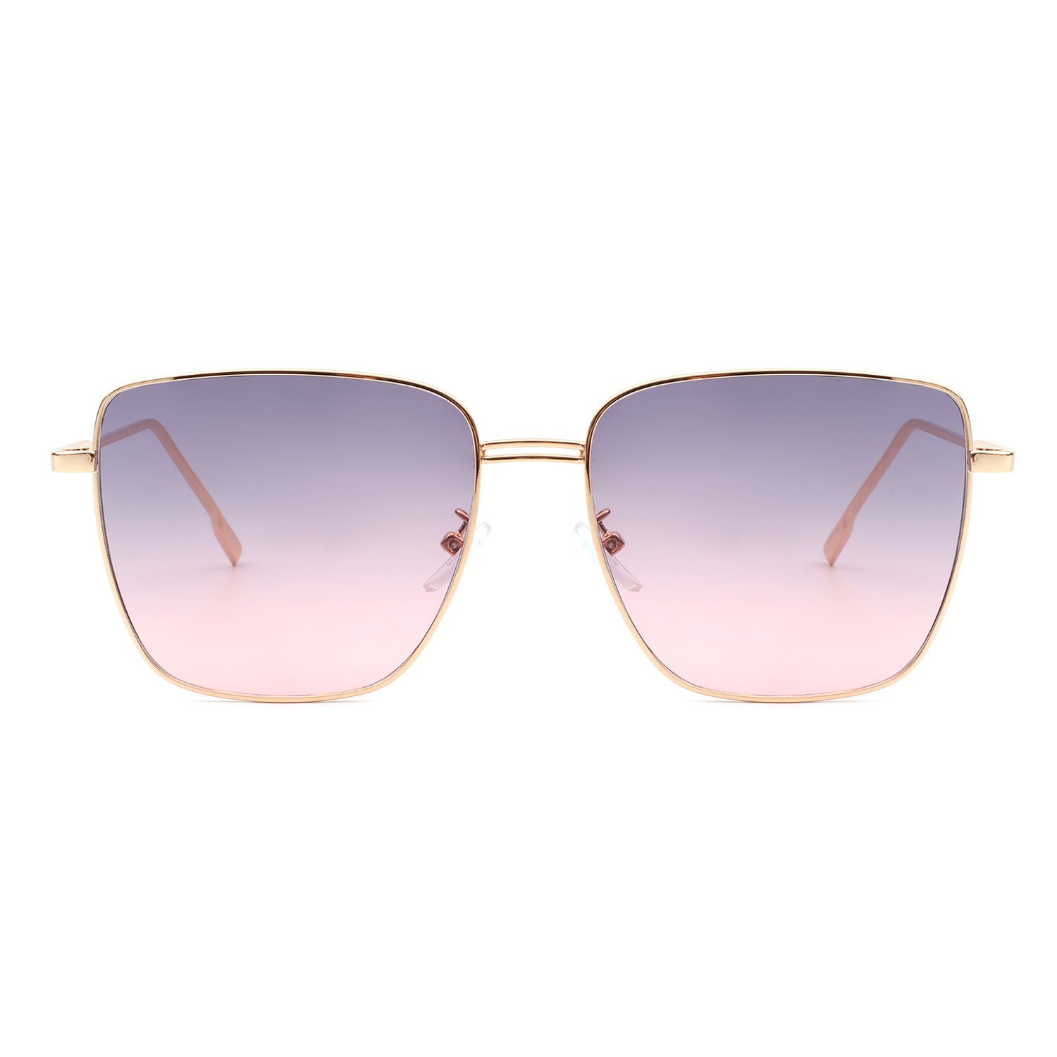 Sunglasses: Square Sunglasses, metal & glass pearls — Fashion