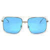 MAGNA | S3004 - Oversized Pillowed Square Fashion Rim Aviator Design Sunglasses - Cramilo Eyewear - Stylish Trendy Affordable Sunglasses Clear Glasses Eye Wear Fashion