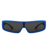Orion - Futuristic Wrap Around Fashion Rectangle Shield Sunglasses