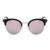 BILOXI | CA05K - Women Half Frame Round Cat Eye Polarized Sunglasses - Cramilo Eyewear - Stylish Trendy Affordable Sunglasses Clear Glasses Eye Wear Fashion