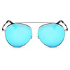 BETHEL | CA08 - Retro Mirrored Lens Teardrop Aviator Sunglasses - Cramilo Eyewear - Stylish Trendy Affordable Sunglasses Clear Glasses Eye Wear Fashion