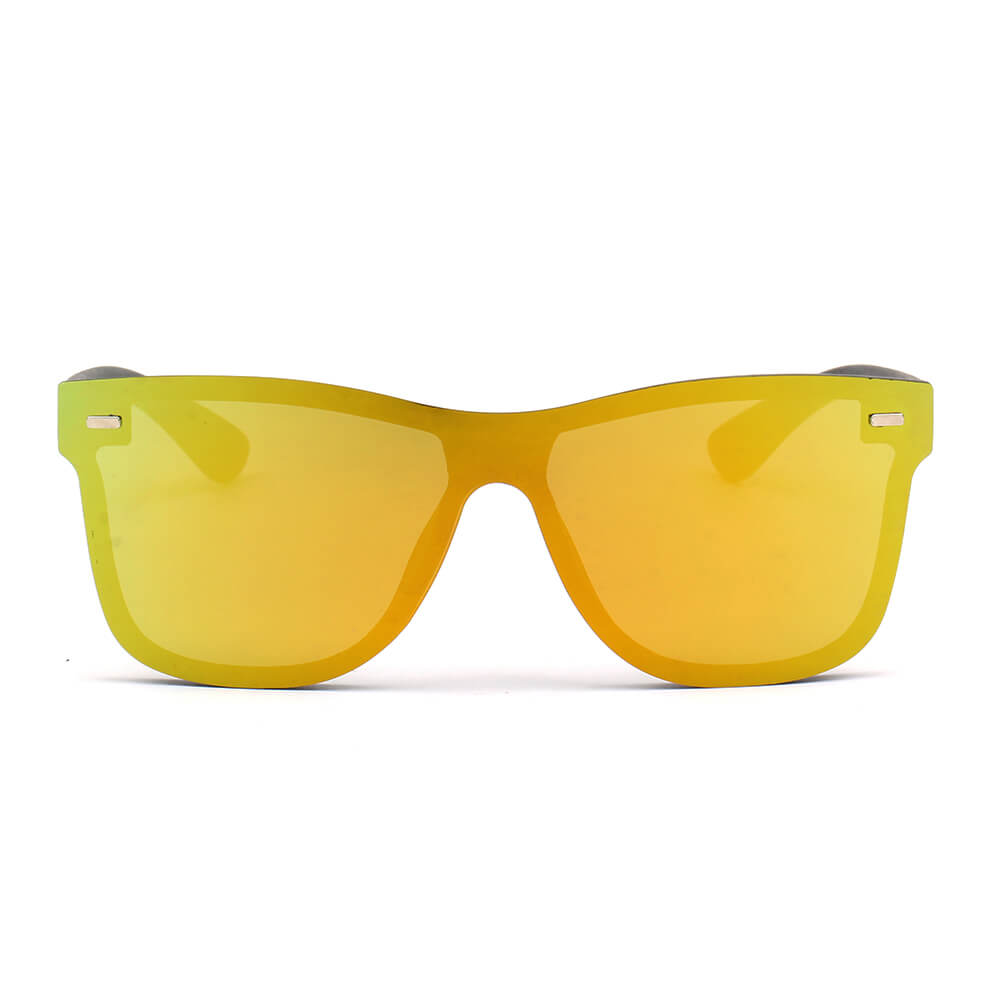 MIZHO Fashion New Semi-Rimles Sunglasses Men Trendy Luxury Brand