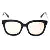 DEKALB | CD02 - Women's Oversize Mirrored Lens Horned Rim Sunglasses - Cramilo Eyewear - Stylish Trendy Affordable Sunglasses Clear Glasses Eye Wear Fashion