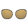 BROOKVILLE | S2003 - Women Round Cat Eye Oversize Sunglasses - Cramilo Eyewear - Stylish Trendy Affordable Sunglasses Clear Glasses Eye Wear Fashion