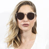 CLAYTON | CA04 - Women Round Petite Cat Eye Sunglasses Circle - Cramilo Eyewear - Stylish Trendy Affordable Sunglasses Clear Glasses Eye Wear Fashion