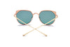 HERSHEY | Women's Flat Lens Metal Frame Cat Eye Sunglasses
