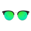 Biloxi -  Women Half Frame Round Cat Eye Polarized Sunglasses