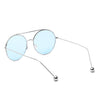 EUREKA | Unisex Round Tinted Lens Aviator Clear Glasses Balled Sunglasses