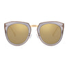 FERNDALE | Mirrored Polarized Lens Oversize Cat Eye Sunglasses