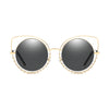 Holland - Pearl-Studded Cut-Out Cat Eye Princess Sunglasses