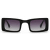 DAYTON | S104 - Unique Futuristic Unisex Postmodern Rectangle Square Sunglasses - Cramilo Eyewear - Stylish Trendy Affordable Sunglasses Clear Glasses Eye Wear Fashion
