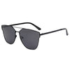 MULA | SHIVEDA PJ711 - Women Polarized Horn Rim Round Cat Eye Sunglasses - Cramilo Eyewear - Stylish Trendy Affordable Sunglasses Clear Glasses Eye Wear Fashion