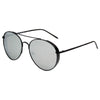 BAZA | SHIVEDA PJ721 - Classic Cover Polarized Mirrored Shield Aviator Sunglasses - Cramilo Eyewear - Stylish Trendy Affordable Sunglasses Clear Glasses Eye Wear Fashion
