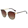 HORNACHUELOS | SHIVEDA PJ736 - Women Round Flat Cat Eye Polarized Lens Sunglasses - Cramilo Eyewear - Stylish Trendy Affordable Sunglasses Clear Glasses Eye Wear Fashion